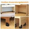 4 Stück Möbelerhöhung 5cm, Verstellbarer Möbelerhöhung für Produktbild-Vorschau 4