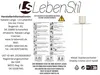 LS-LebenStil Metall Stabkerzenhalter Pastell Creme 12cm Produktbild-Vorschau 2