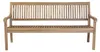 Stabile 4-sitzer Gartenbank Kingsbury in Premium Teak 180 Produktbild-Vorschau 3