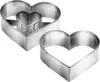 Two heart-shaped cookie cutters, one nested inside the other, are shown against a white background. Produktbild-Vorschau