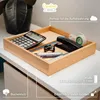 Creative Deco Dřevěný úložný box | 28 x 28 x 5 cm | Dřevěná Náhled obrázku produktu 4
