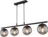 Globo Lighting Hängeleuchte Metall schwarz matt, 1x E27 Produktbild-Vorschau 1