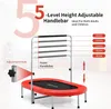 KOMFOTTEU Skladacia trampolína pre 2 osoby, oválna fitness Náhľad obrázku produktu 4