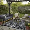 Outdoor Teppich 160x230 Wasserdicht - Balkon Terrasse Produktbild-Vorschau 3