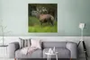 MuchoWow® Poster Elch - Wald - Porträt 75x75 cm - Wand Produktbild-Vorschau 5
