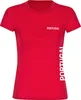 multifanshop Damen T-Shirt - Portugal - Brust & Seite, rot, Produktbild-Vorschau 1