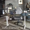 Elektricky výškovo nastaviteľný rám stola Náhľad obrázku produktu 8