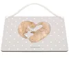 Mr. & Mrs. Panda Schild Otter Herz DIN A5 - Grau Pastell - Produktbild-Vorschau 2