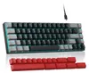 Mechanische Gaming Tastatur 65% QWERTZ DE, 69 Tasten, Red Produktbild-Vorschau 1