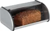 Relaxdays Brotkasten Edelstahl, Kleine Brotbox, Brot frisch Produktbild-Vorschau 1