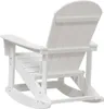 vidaXL Adirondack-Schaukelstuhl Weiß 92 x 73,5 x 92 cm HDPE Produktbild-Vorschau 6