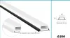 HEXIM Fenstersprossen weiß 1 & 2 Meter - selbstklebende Produktbild-Vorschau 1