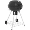 A black charcoal grill on a white background. Produktbild-Vorschau