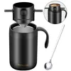 Pour Over Kaffeebereiter mit Löffel, Camping-Kaffeetropfer, Produktbild-Vorschau 1
