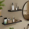 Wandregal Vicco Erni Schwarz/Eiche 60 x 3 cm 2er-Set, Model Produktbild-Vorschau 4