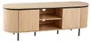 CALICOSY - Meuble TV 2 portes avec côtés effet rainuré L150 Voir les images du produit 8