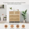 Komoda Fortuna Lai, kredens z 4 szufladami i uchwytami z Podgląd zdjęcia produktu 4