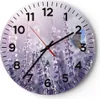 Wanduhr - Rund - Glasuhr - Schmetterling Wiese Blume - Produktbild-Vorschau 1