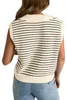 Ärmelloses, gestricktes Sommer-T-Shirt für Damen mit kurzen Produktbild-Vorschau 4