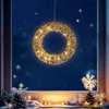 LED-ring van 30 cm met gouden rand, warm wit licht, met Productafbeelding-voorbeeld 5