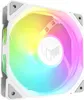 A white computer fan with RGB lighting. Anteprima dell’immagine prodotto