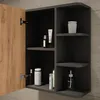 Armoire suspendue Vicco Fynn Anthracite/chêne doré Voir les images du produit 5