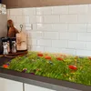 KitchenYeah© Herdabdeckplatte Frühling - Blumen - Rot - Produktbild-Vorschau 5