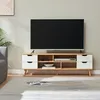Fernsehschrank 'Bordkak' mit 4 Schubladen 140 x 30 x 45 cm Produktbild-Vorschau 2