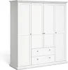 Tvilum 753694949, Weiß, Garderobe, 9 Regale, 4 Tür(en), Produktbild-Vorschau 2