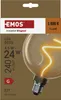 LED žárovka DECO CG125A  / E27 / 4,5 W (24 W) / 240 lm / flame Anteprima dell’immagine prodotto