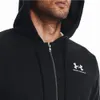 Under Armour Sweatshirt Ua Essential Fleece Fz Hood-Schwarz Produktbild-Vorschau 16
