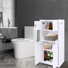Badezimmerschrank Badschrank Schmal, Freistehender Produktbild-Vorschau 7