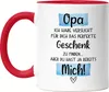 Opa Geschenk Tasse Rot  Lustig Geschenkidee Bester Produktbild-Vorschau 1