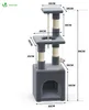 VOUNOT® Kratzbaum Klein, Katzenbaum für Katzen, Stabil Produktbild-Vorschau 7