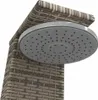 Möbel Gartendusche Grau 55x60x224 cm Poly Rattan und Produktbild-Vorschau 9