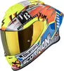 Scorpion Exo-R1 Evo II Air Aron Misano stříbrno-neonově Náhled obrázku produktu 1