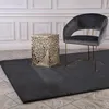 Hochflor Teppich Einfarbig - Graphit - 80x150 cm - Produktbild-Vorschau 1