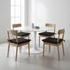 Relaxdays Stoelkussens, set van 4, 40x40 cm, gestikte Productafbeelding-voorbeeld 2