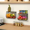 Obstschale Obstkorb Hängend 2 Etagen, Wandkorb Schwarz mit Produktbild-Vorschau 12
