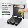 Olvy Kontaktgrill XXL 2000W – Sandwichmaker für 4 Produktbild-Vorschau 6