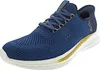 A single blue Skechers shoe is shown against a white background. Voir les images du produit