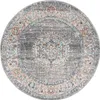 Outdoor Teppich Terasse Küche Balkon Vintage Stil Grau Rosa Produktbild-Vorschau 1