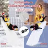 COSTWAY Pingouin de Noël LED, décoration de Noël illuminée Voir les images du produit 4