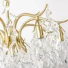 Kryształowy żyrandol wiszący Lampa LED do sypialni Podgląd zdjęcia produktu 2
