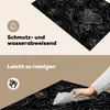 KitchenYeah© Herdabdeckplatte Rosen - Schwarz und Weiß - Produktbild-Vorschau 2