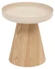 Beistelltisch HERCYNA mit Metallplatte, beige Produktbild-Vorschau 1