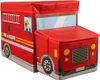 Kruzzel 22489 Spielzeugkiste „Feuerwehrauto“ 53 x 26 x 31,5 Produktbild-Vorschau 8