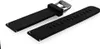 Minott > Uhrenarmband Silikon schwarz flach glatt Produktbild-Vorschau 4