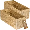 Badezimmerkorb HMF 37270-S2 Wasserhyazinthe 2er Set 38x15x14 cm Produktbild-Vorschau