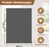 Jayseuw 2 kusy vertikálna markíza antracit 180 x 240 cm Náhľad obrázku produktu 2